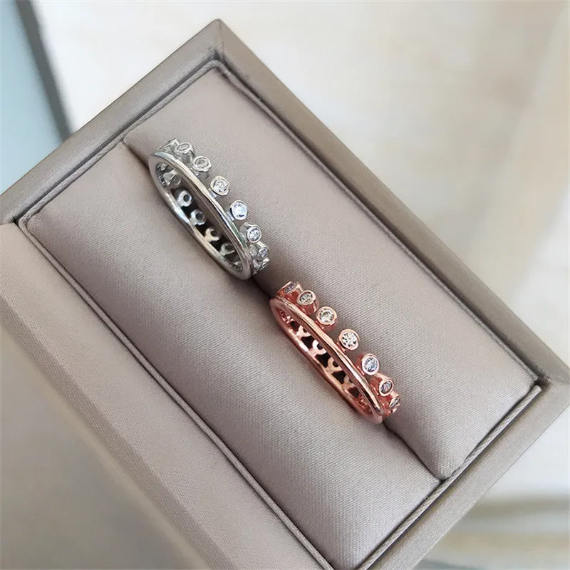 Round Cut Created Diamond Ring