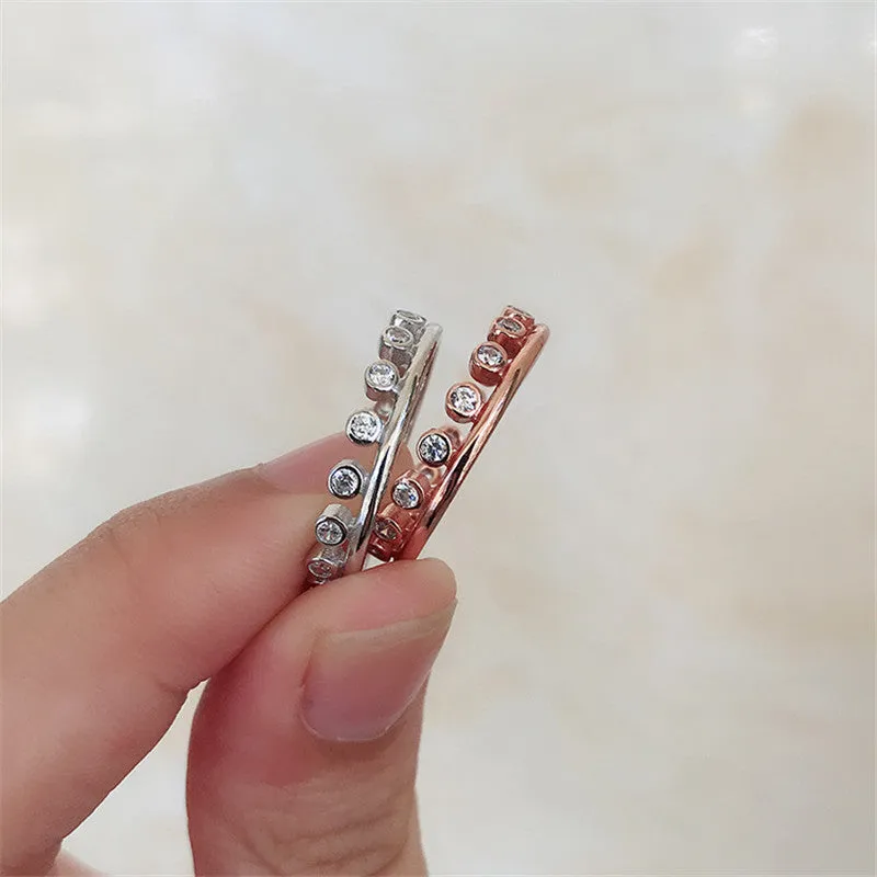 Round Cut Created Diamond Ring