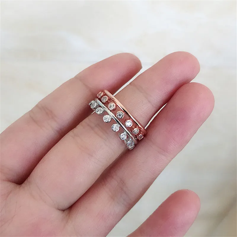 Round Cut Created Diamond Ring