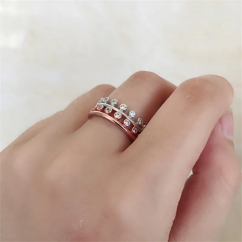 Round Cut Created Diamond Ring