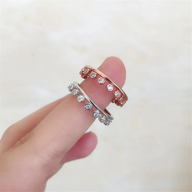 Round Cut Created Diamond Ring