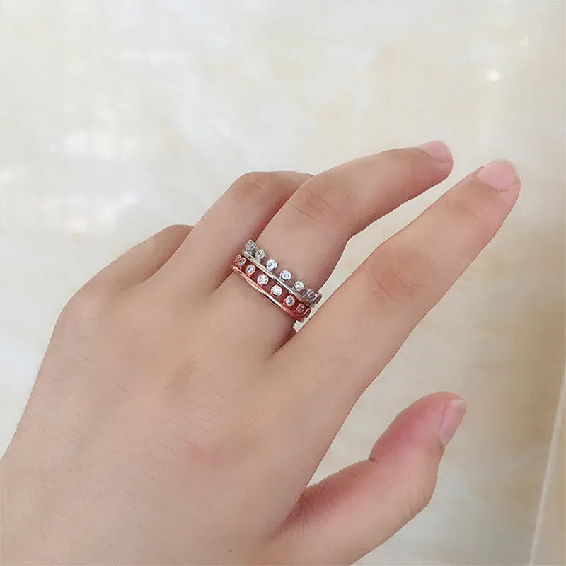 Round Cut Created Diamond Ring