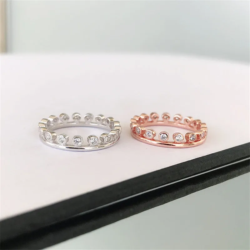 Round Cut Created Diamond Ring