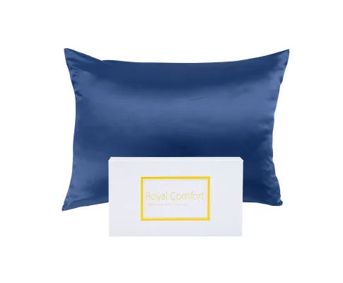 Royal Comfort Pure Silk Pillow Case 100% Mulberry Silk Hypoallergenic Pillowcase - 10 Colours