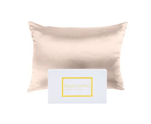 Royal Comfort Pure Silk Pillow Case 100% Mulberry Silk Hypoallergenic Pillowcase - 10 Colours