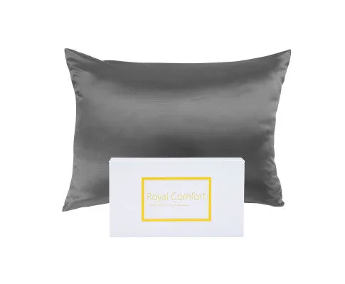 Royal Comfort Pure Silk Pillow Case 100% Mulberry Silk Hypoallergenic Pillowcase - 10 Colours