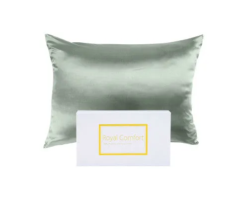 Royal Comfort Pure Silk Pillow Case 100% Mulberry Silk Hypoallergenic Pillowcase - 10 Colours