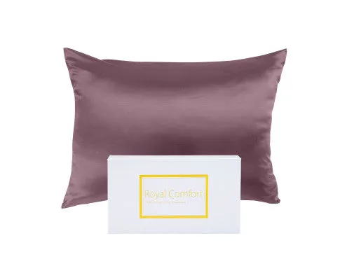 Royal Comfort Pure Silk Pillow Case 100% Mulberry Silk Hypoallergenic Pillowcase - 10 Colours
