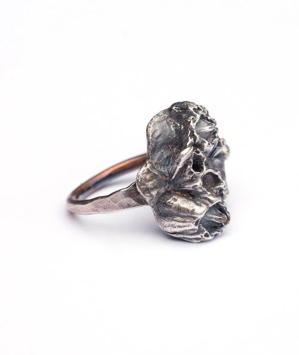 Rustic Boho Sea Goddess Barnacle Ring