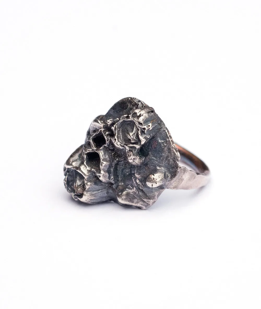 Rustic Boho Sea Goddess Barnacle Ring