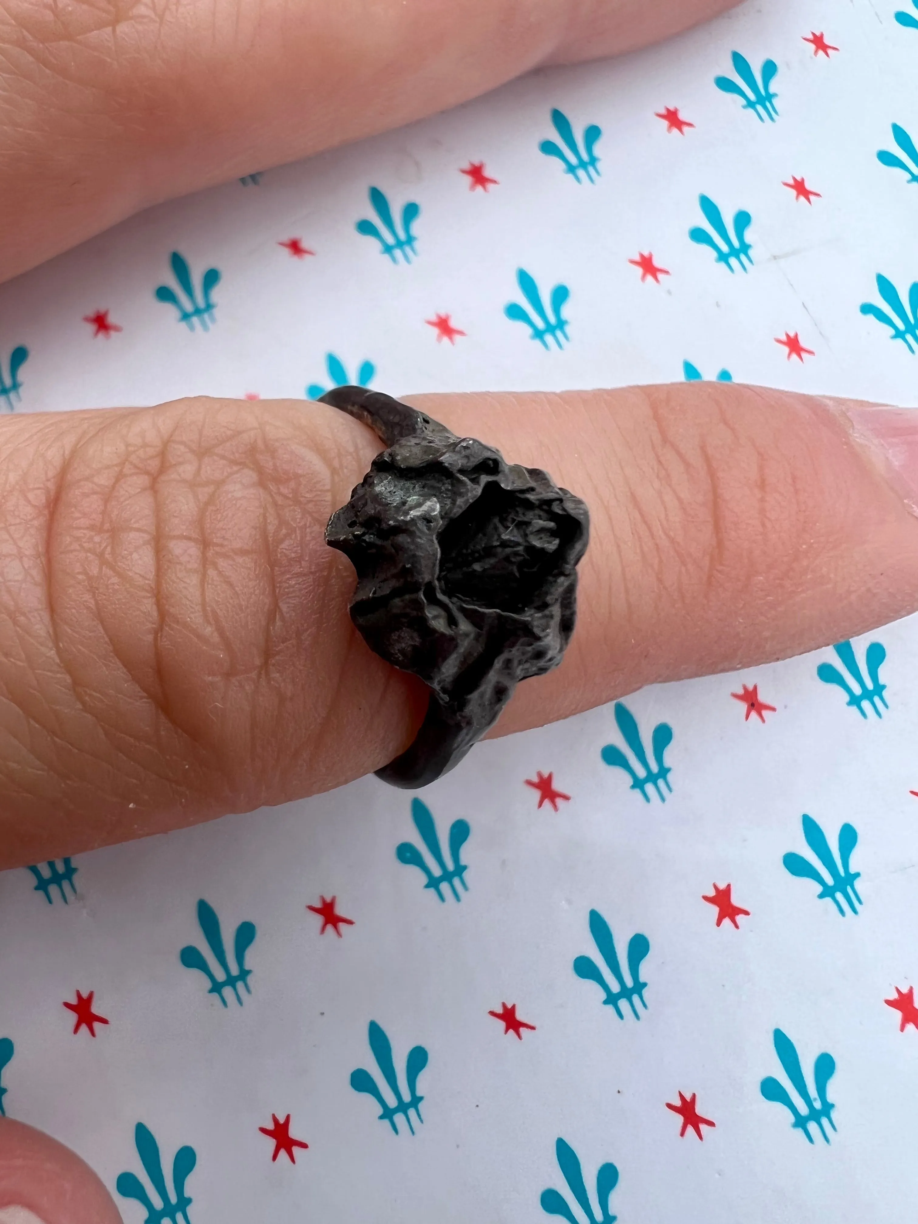 Rustic Boho Sea Goddess Barnacle Ring