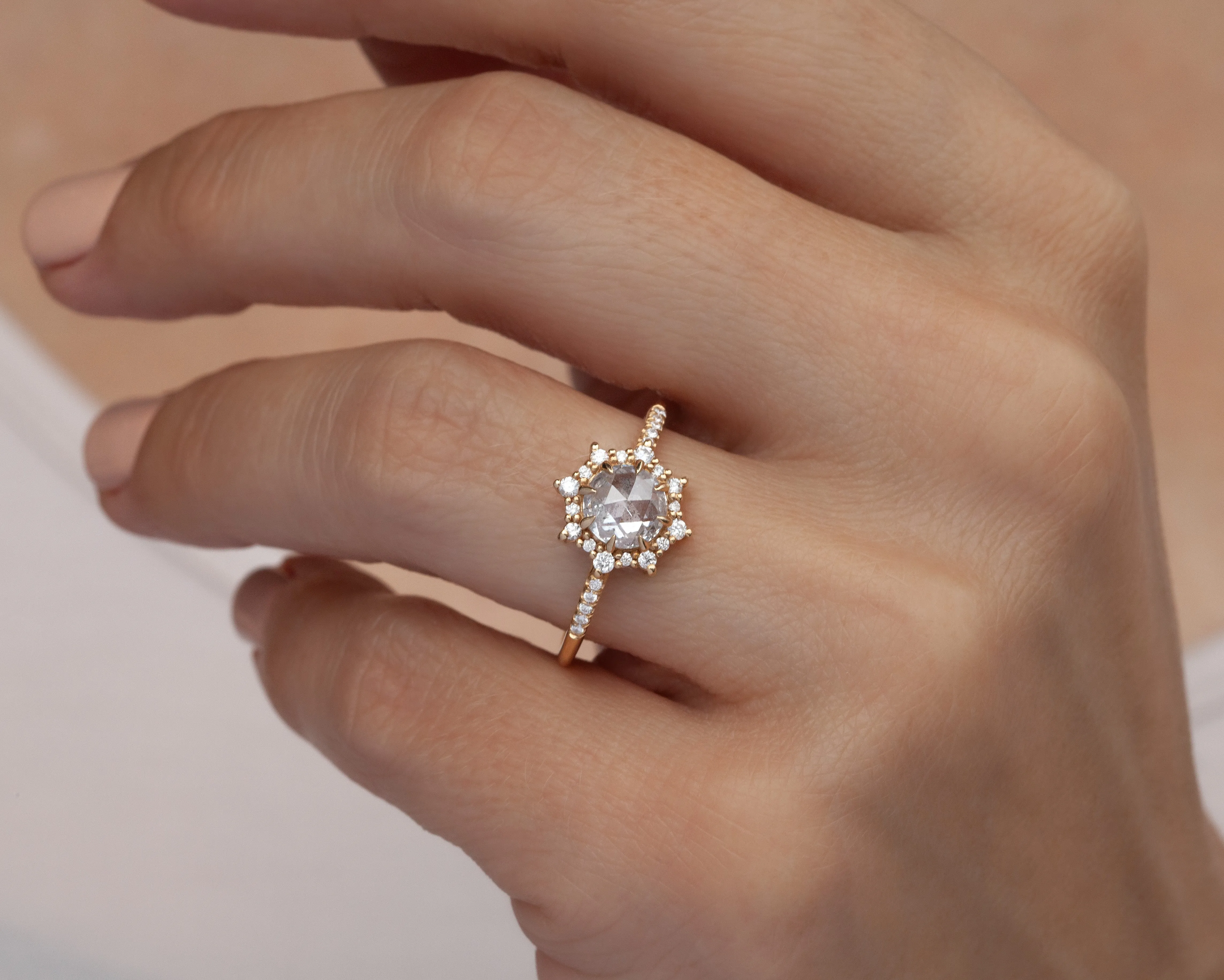 Rustic DIamond Sienna Ring
