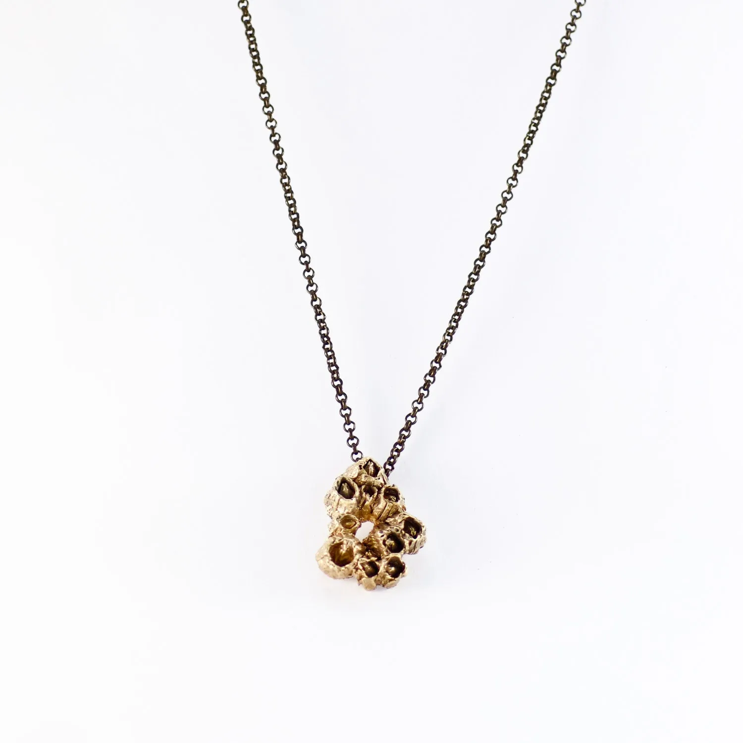 Rustic Sea Inspired, Poseidon Barnacle Pendant