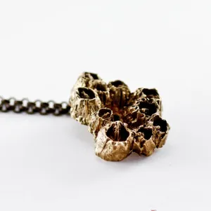 Rustic Sea Inspired, Poseidon Barnacle Pendant