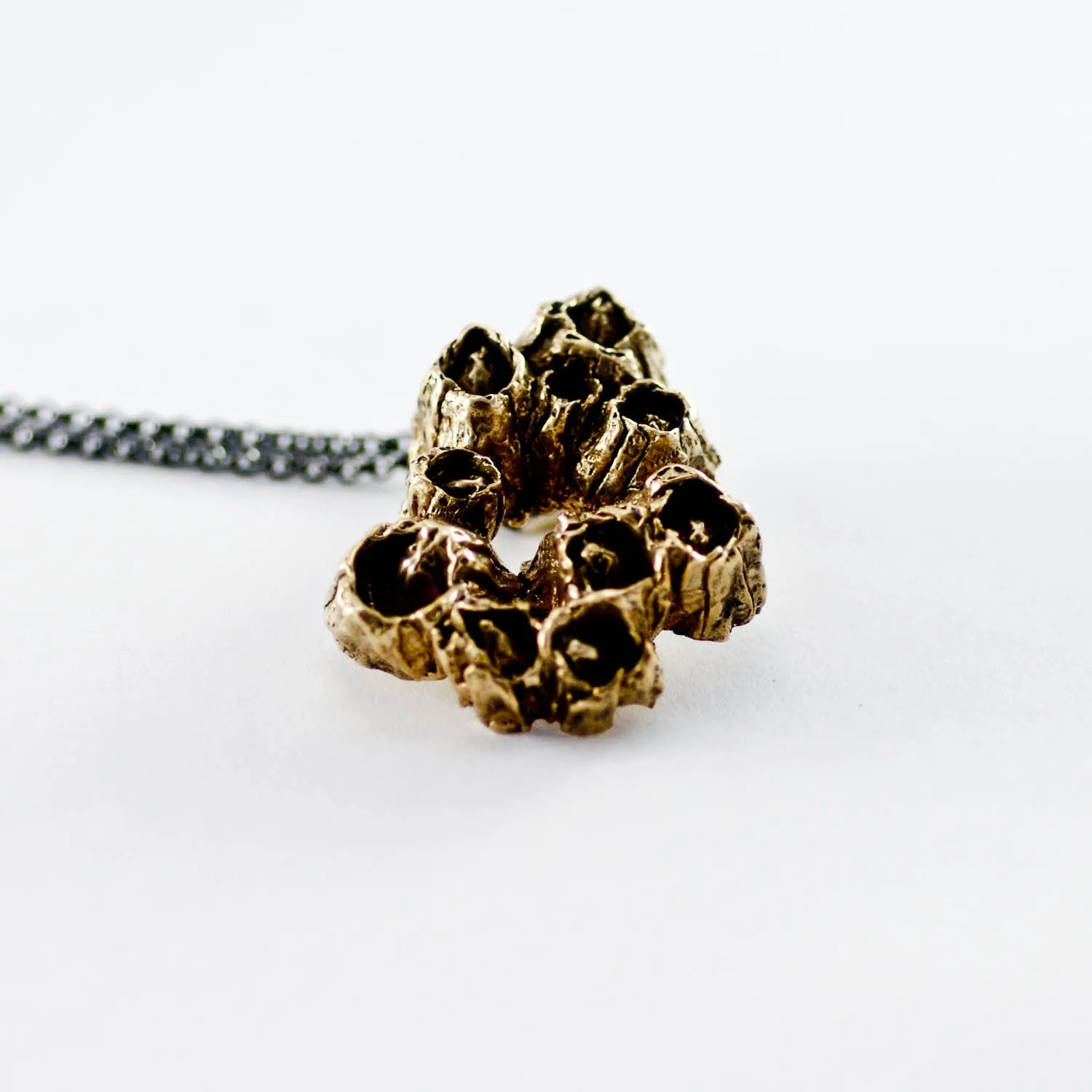 Rustic Sea Inspired, Poseidon Barnacle Pendant