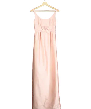 Santinni Pink 'sabrina' Silk And Wool Dress UK XS