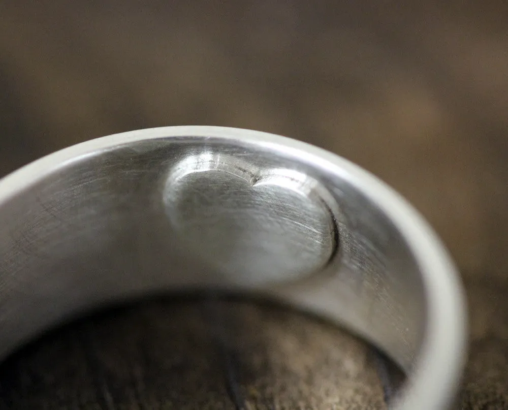 Secret Heart Ring Wedding Set