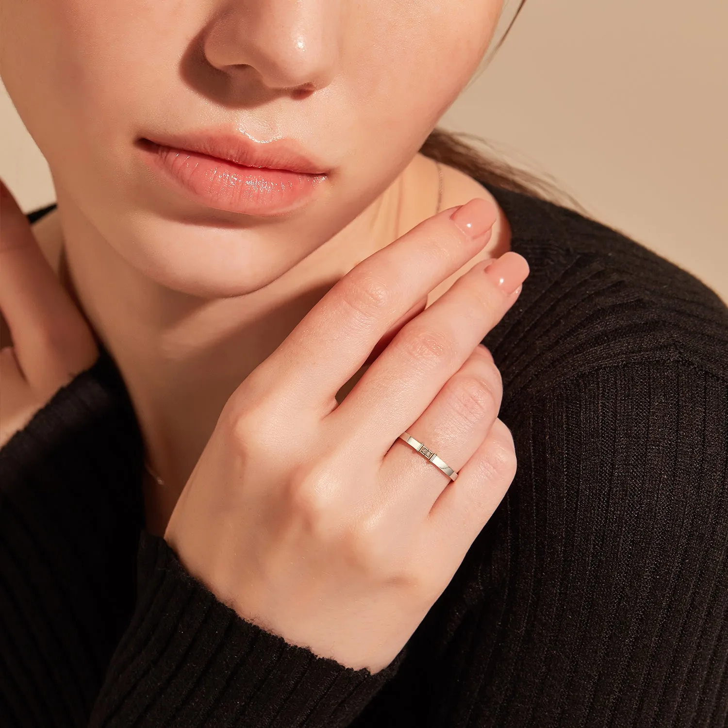 Sensuelle Mariage Gold Ring JDSRN3S074S