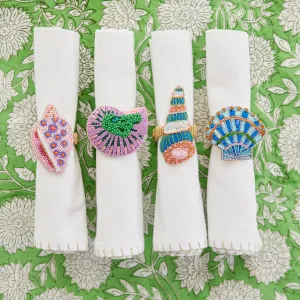 Shell Napkin Rings (Set of 4)
