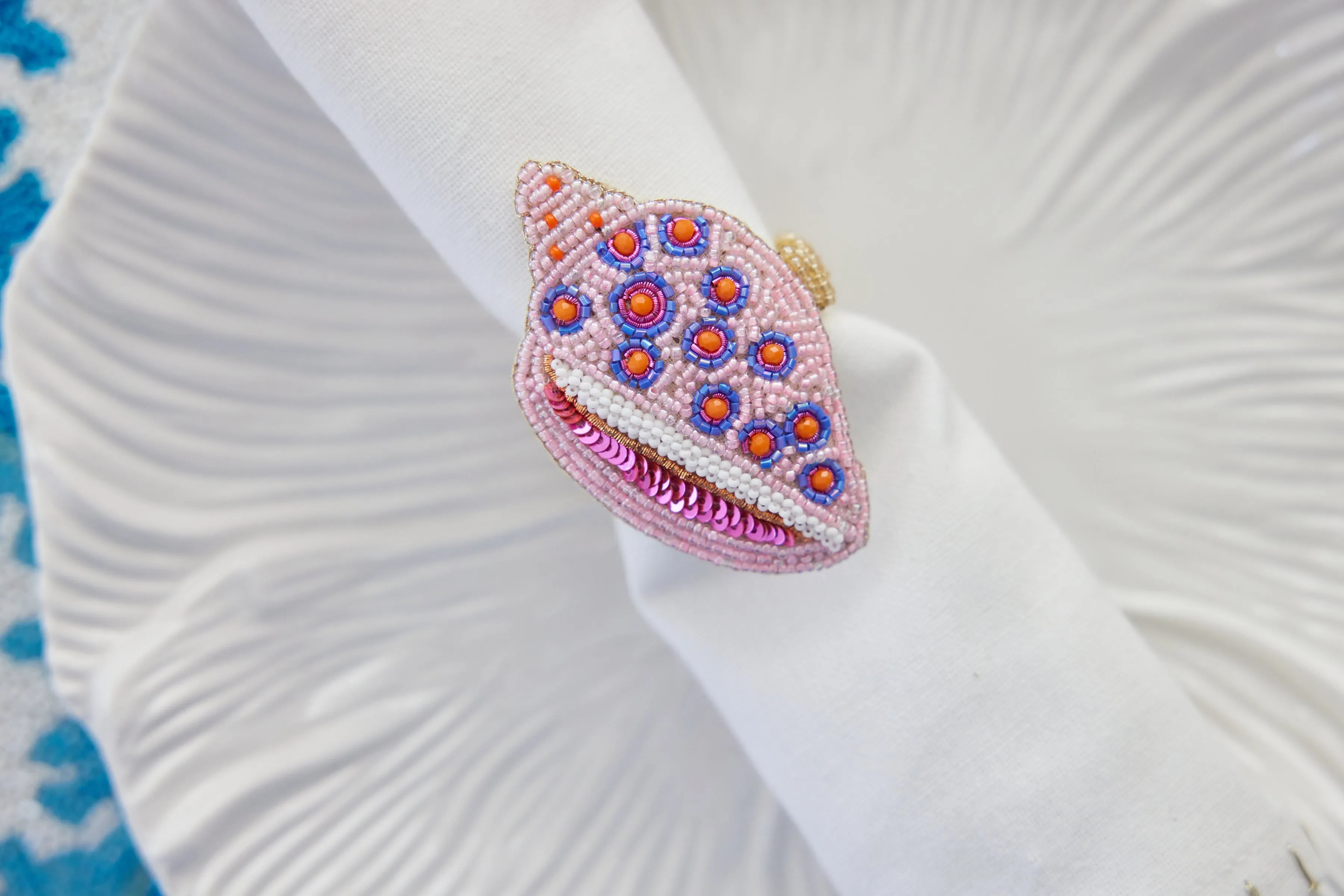 Shell Napkin Rings (Set of 4)