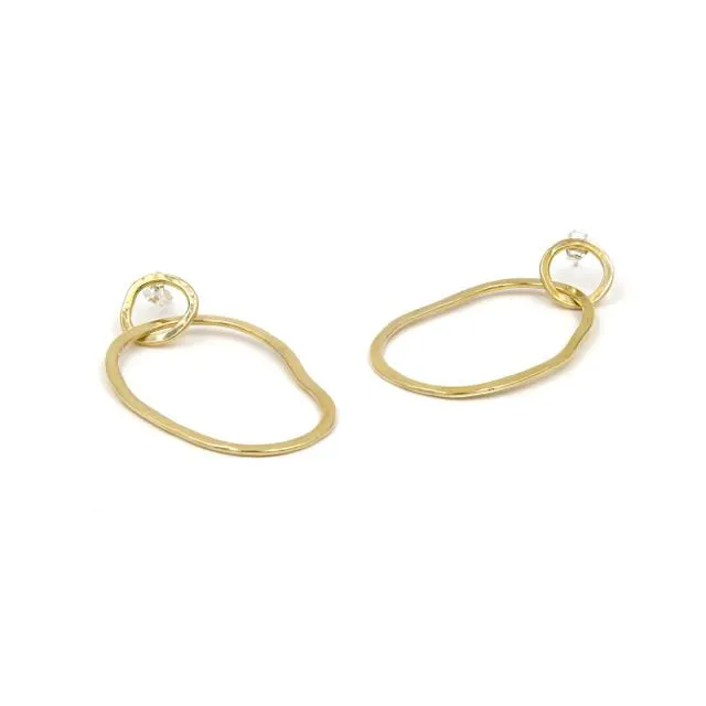 Shoreline Hoop Earrings | Large | Silver