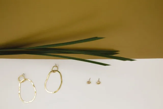 Shoreline Hoop Earrings | Large | Silver