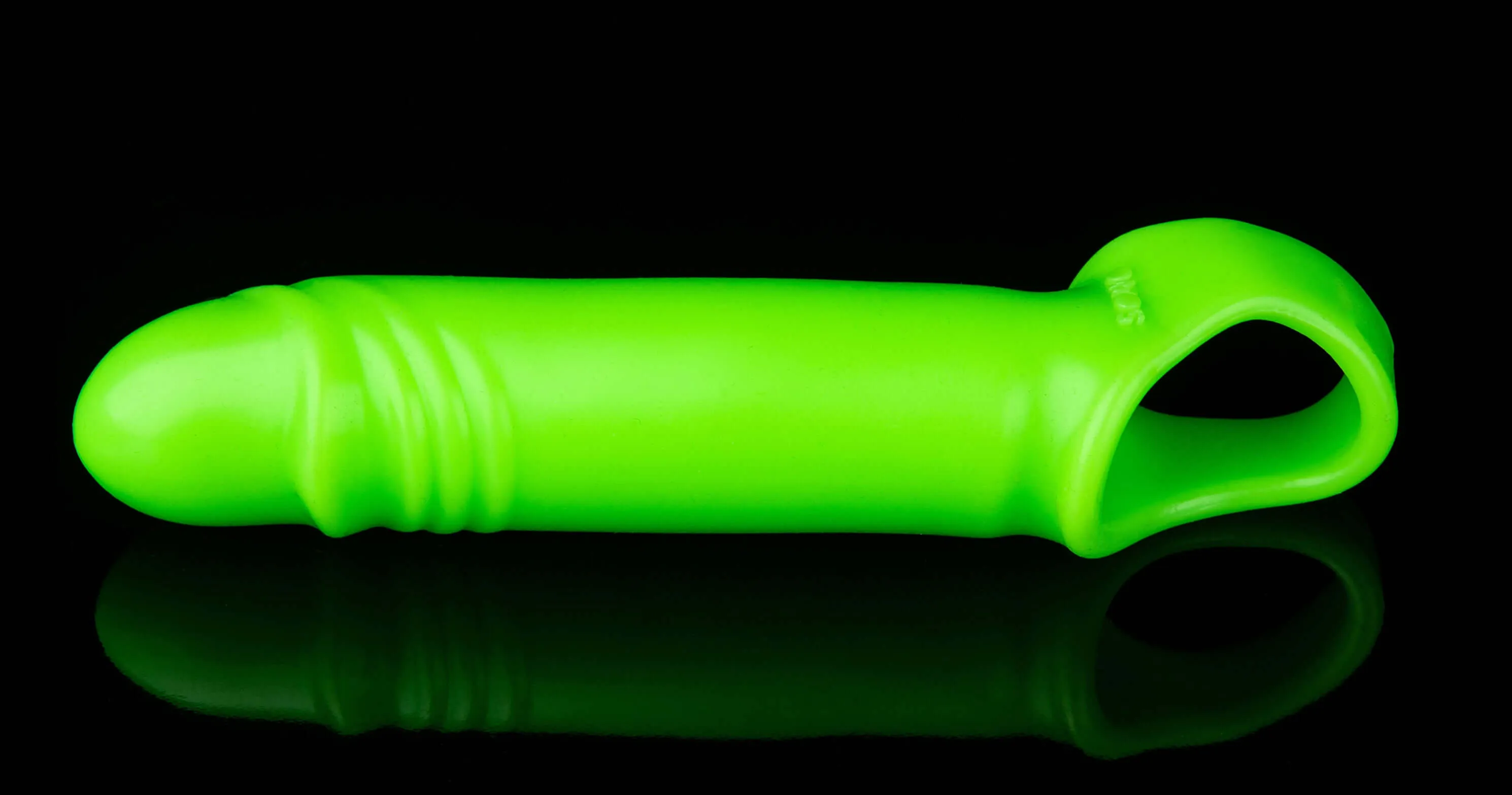 Smooth Stretchy Penis Sleeve - Glow in the Dark