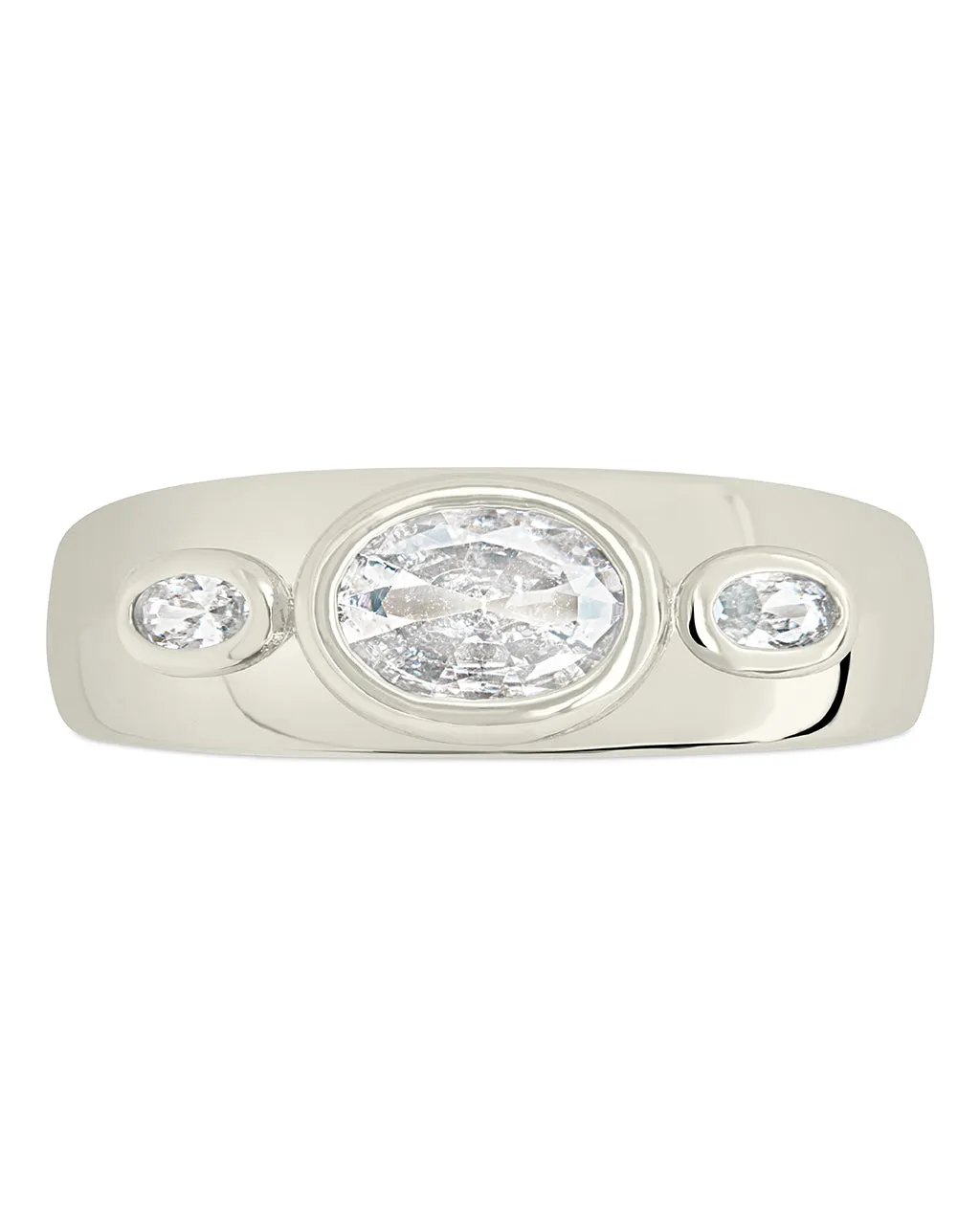 Soren Oval CZ Ring