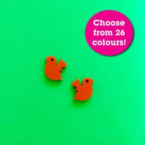 Squirrel Charms - 5 Pairs