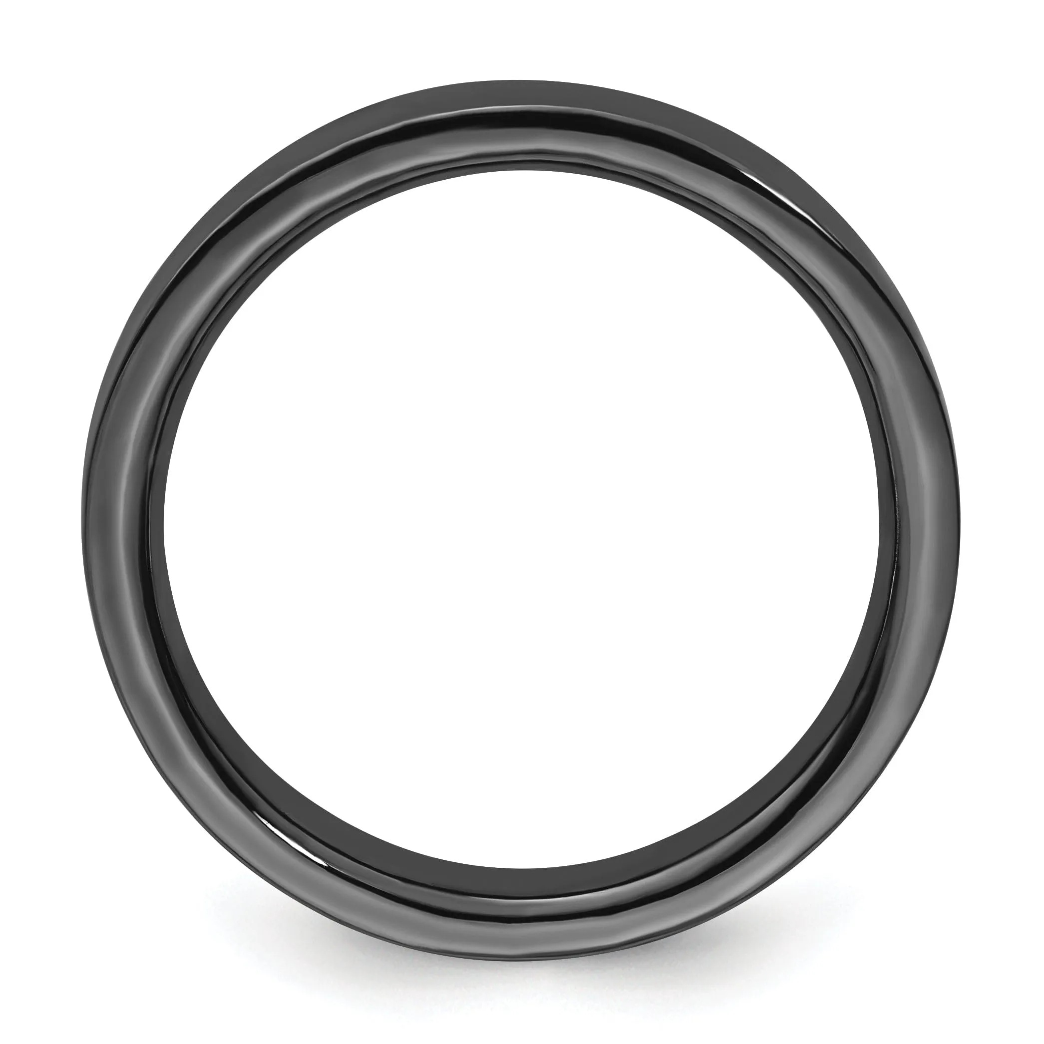 Sterling Silver Black-Plated Ring
