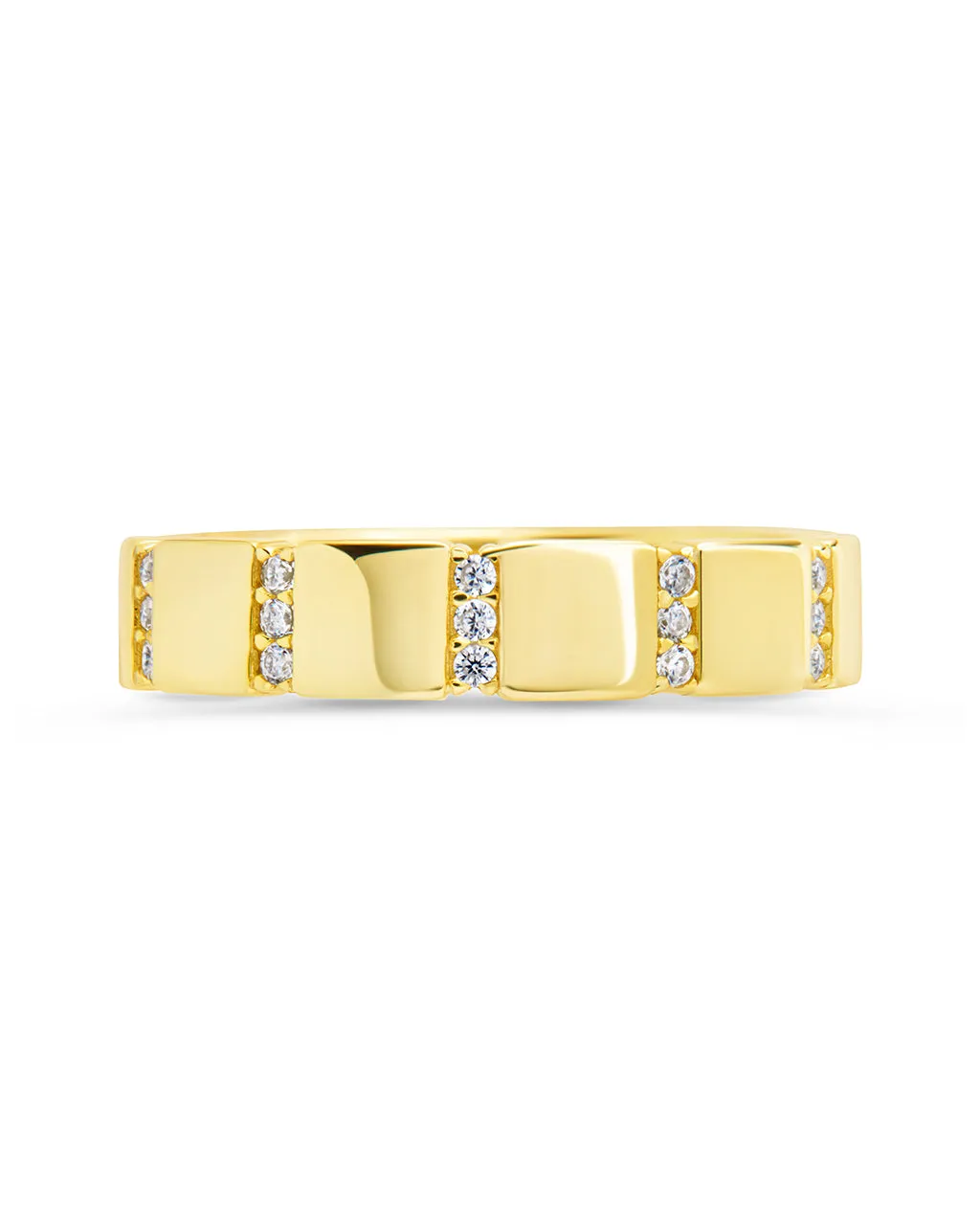 Sterling Silver Bradley CZ Ring