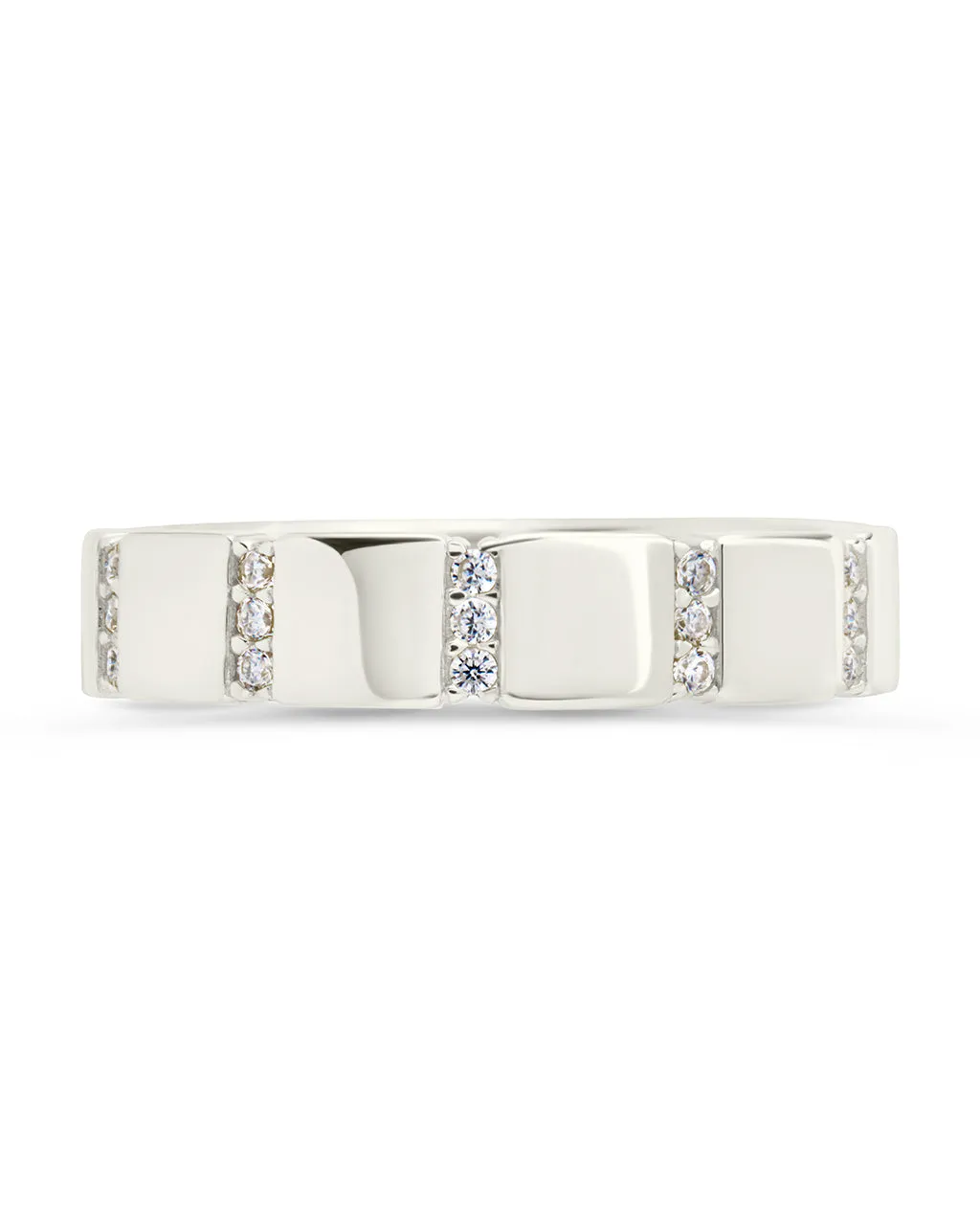Sterling Silver Bradley CZ Ring