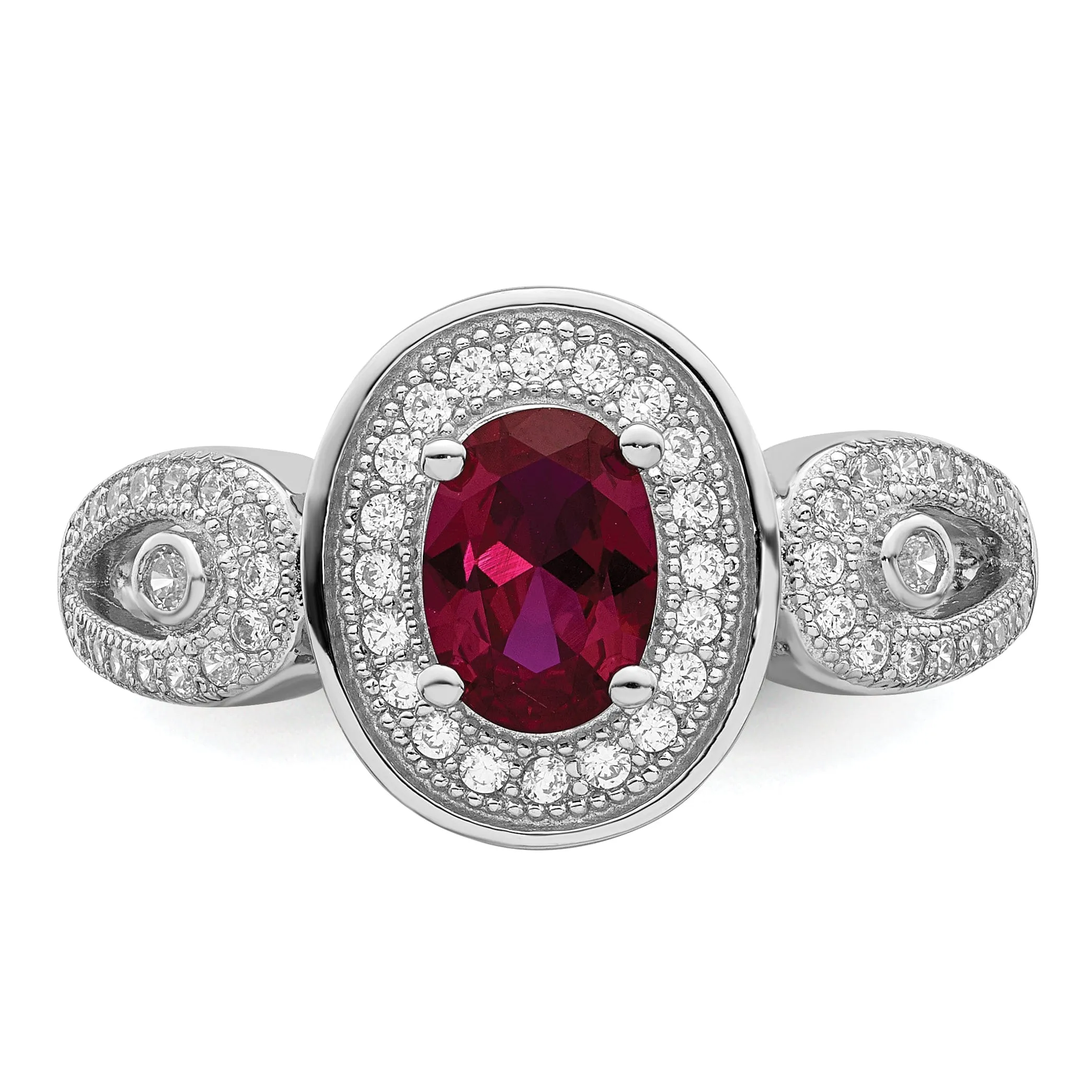 Sterling Silver Cubic Zirconia Ring