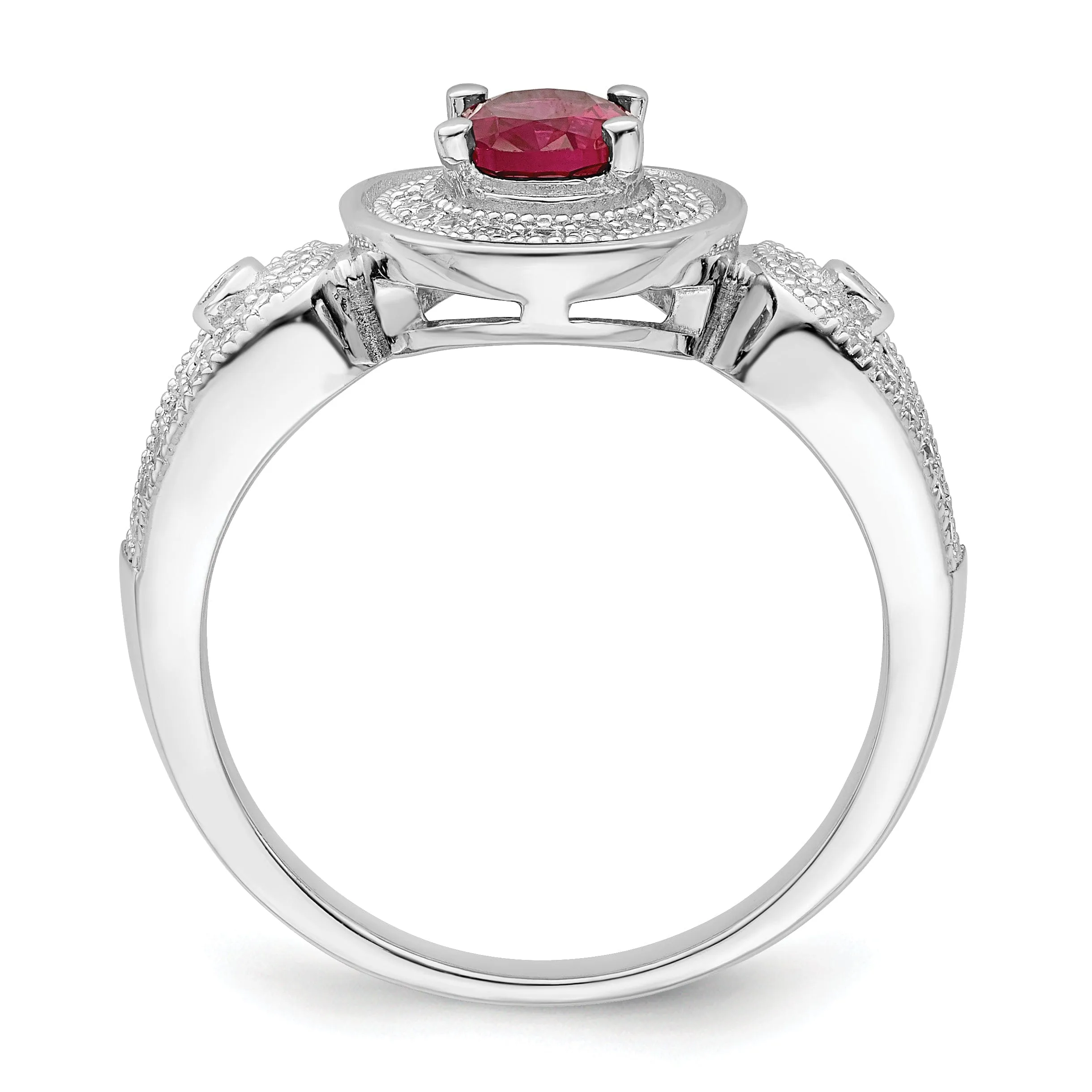 Sterling Silver Cubic Zirconia Ring