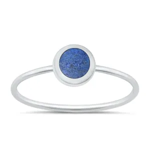 Sterling Silver Lapis Ring
