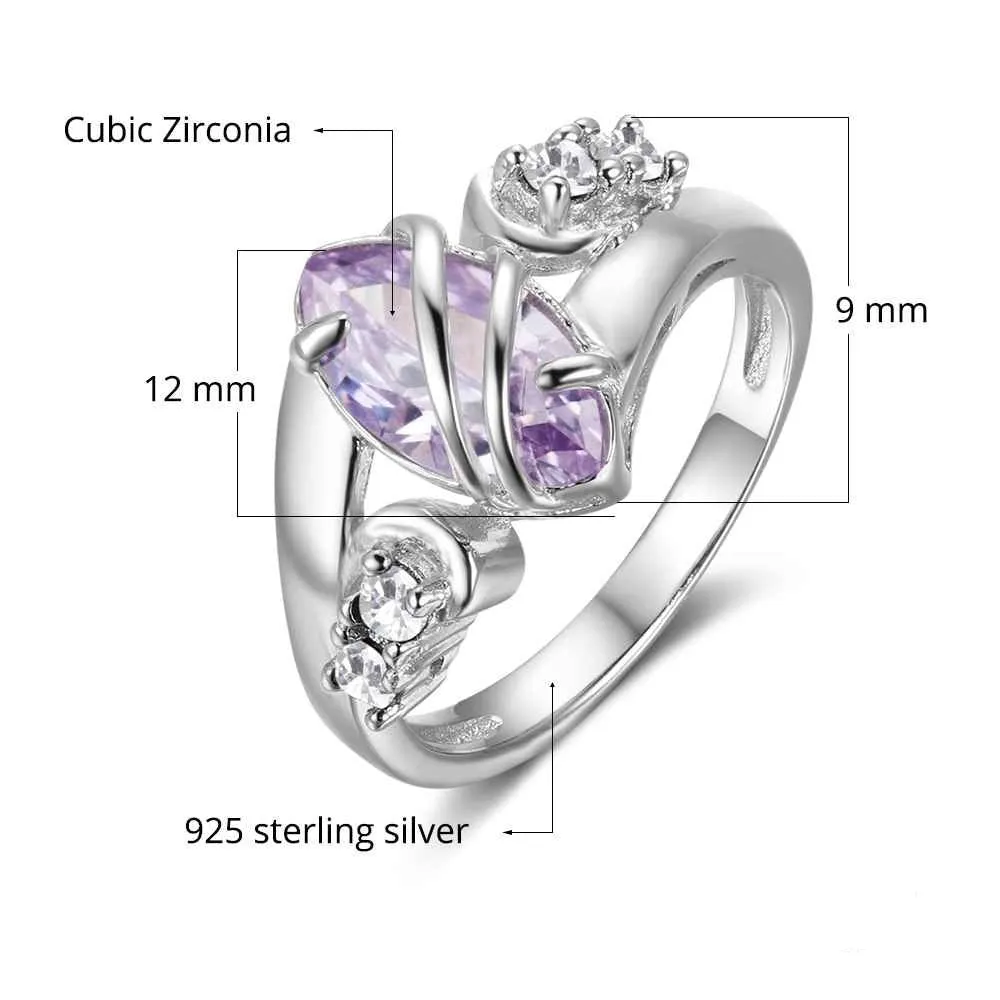 Sterling Silver Party Rings For Women