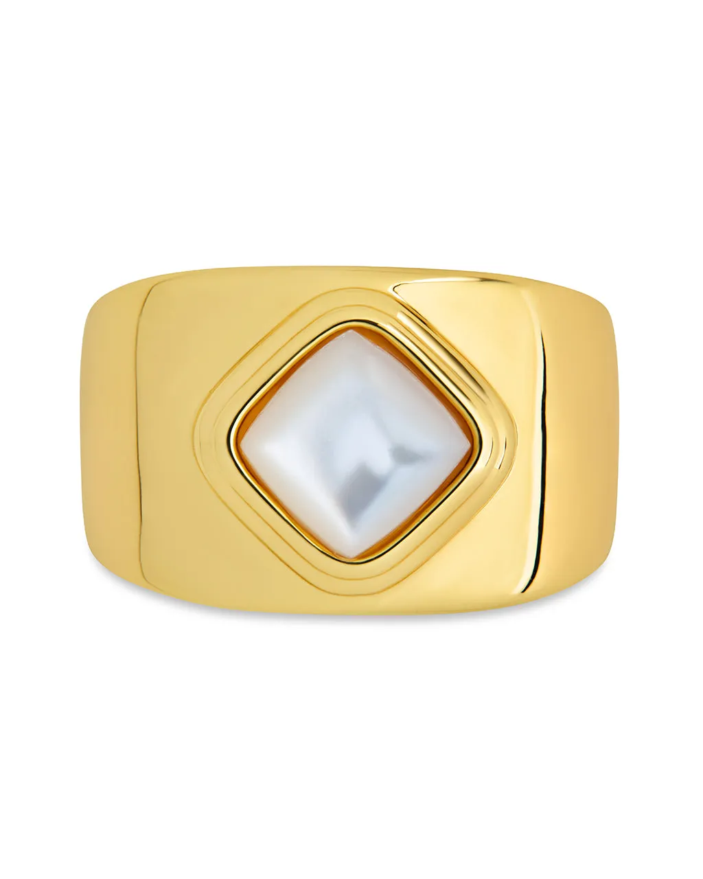 Sterling Silver Priya Moonstone Ring