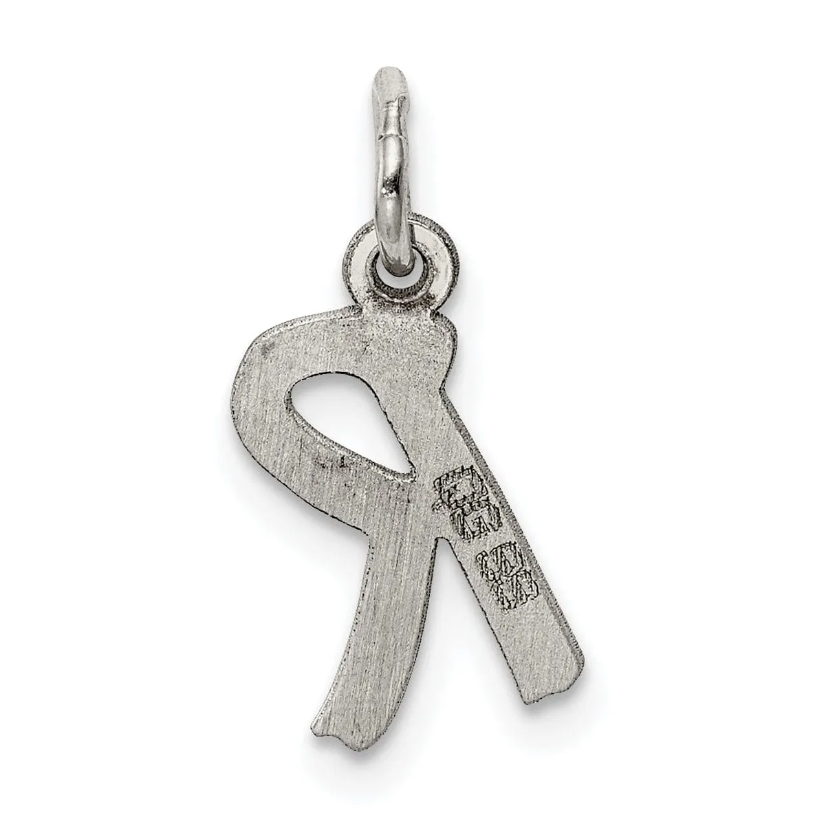 Sterling Silver Small Initial R Charm