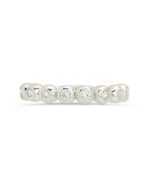 Sterling Silver Trisha CZ Bezel Ring