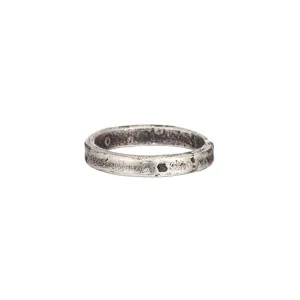 Sterling Soltero Rustic Band Ring