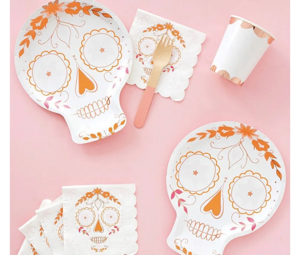 Sugar Skull Plates