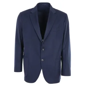 Summer Cashmere Soft Coat in Navy Size 50R