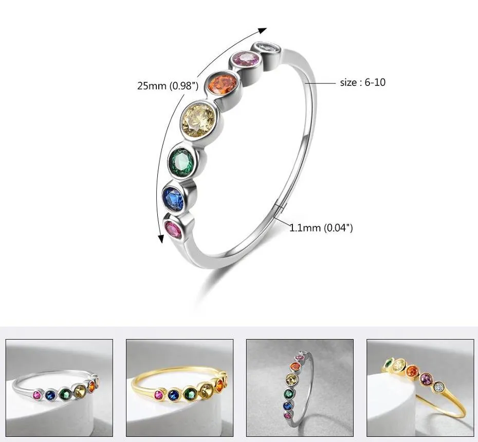 Sunshine Rainbow Ring
