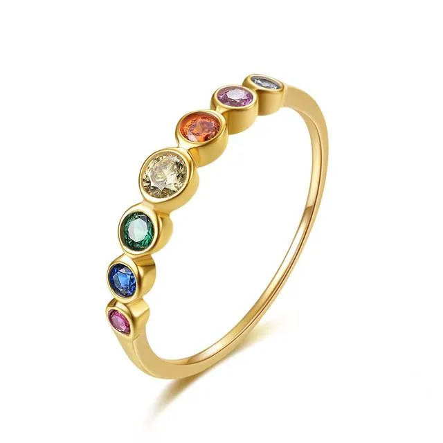 Sunshine Rainbow Ring