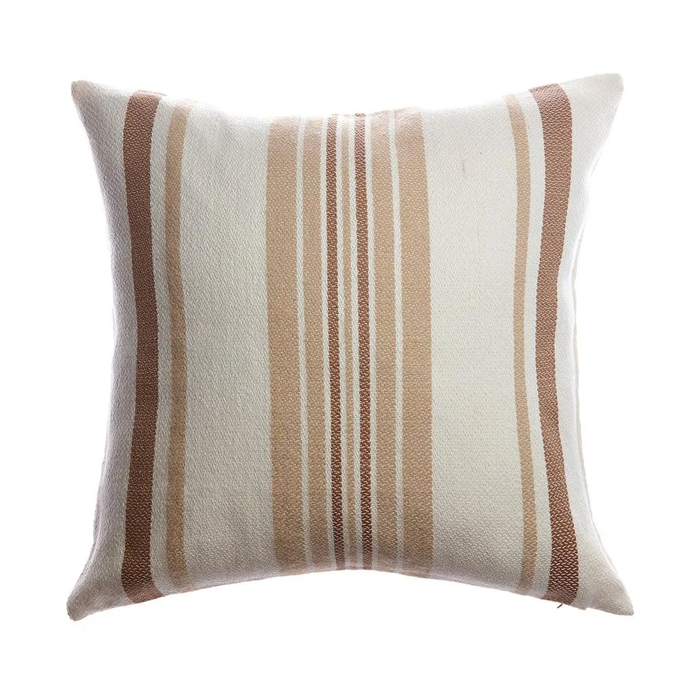 Sussie Lumbar Wool Pillow - Brownie