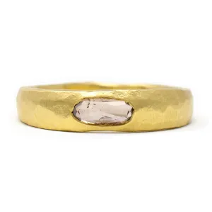 Tapered Tablet Cognac Diamond Ring