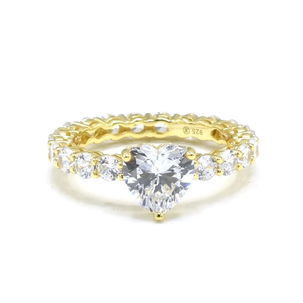Tennis Heart Ring