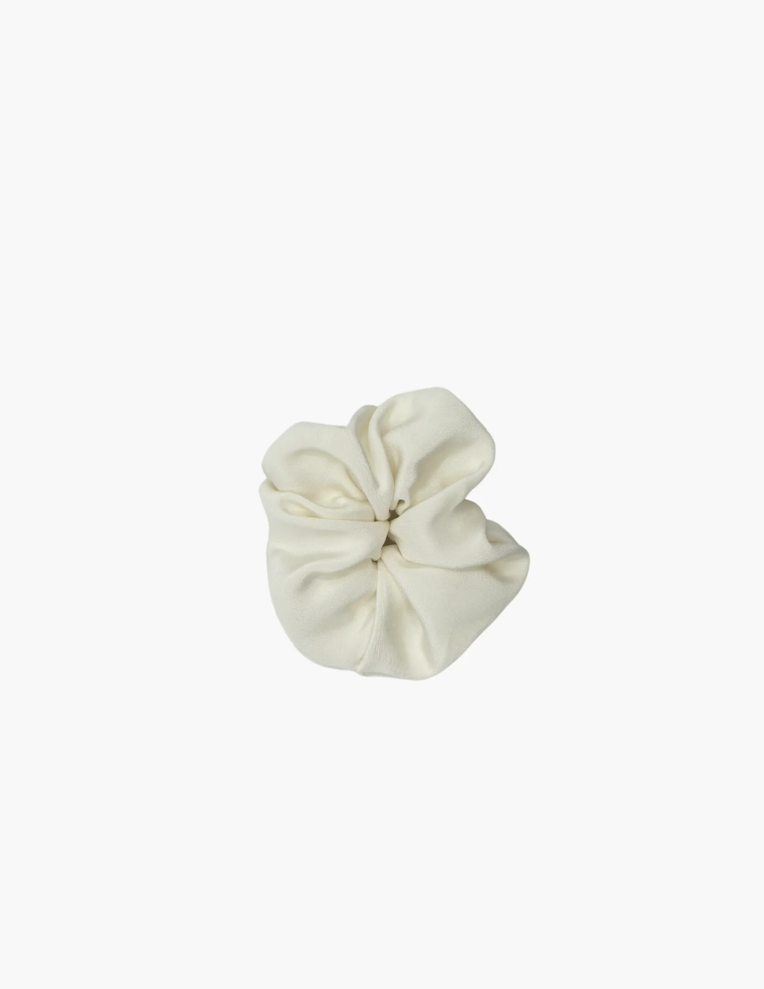 THE ALICE SCRUNCHIE MEDIUM - WHITE