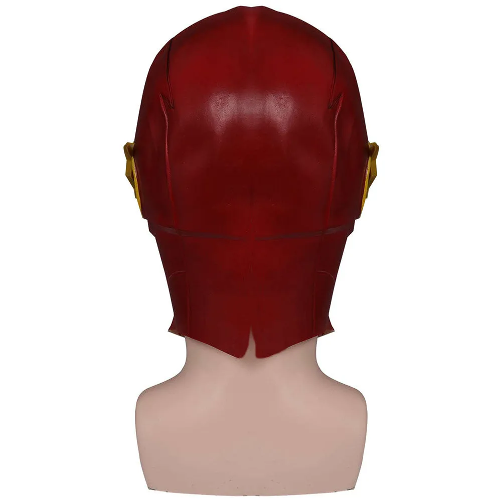 The Flash Barry Allen Mask Cosplay Latex Masks Helmet Masquerade Halloween Party Costume Props
