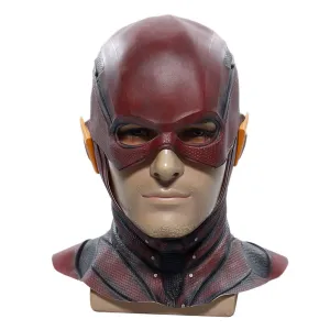 The Flash Mask Cosplay Latex Masks Helmet Masquerade Halloween Party Costume Props